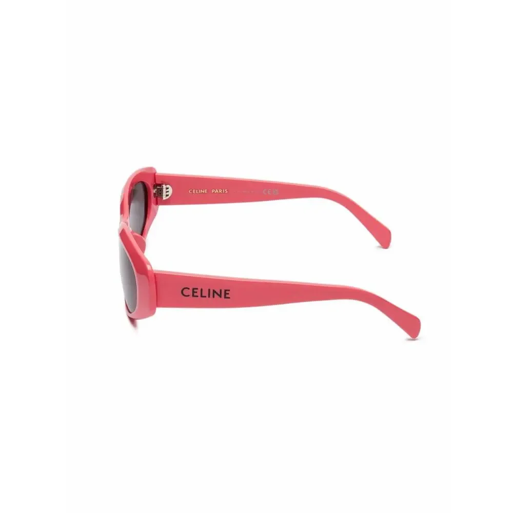 New Celine CL40279U 72A Pink Cat-Eye Sunglasses Authentic